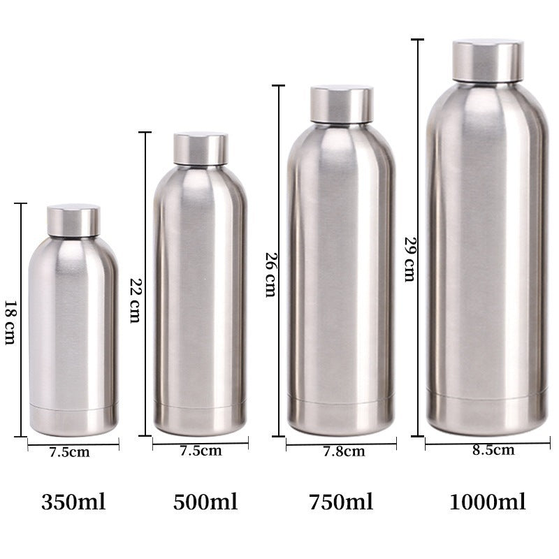 Botella de agua aislada