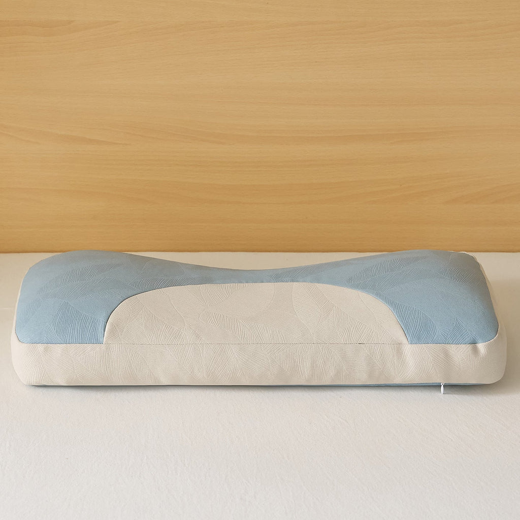Almohada ergonómica de soporte para el cuello con innovador alivio de presión