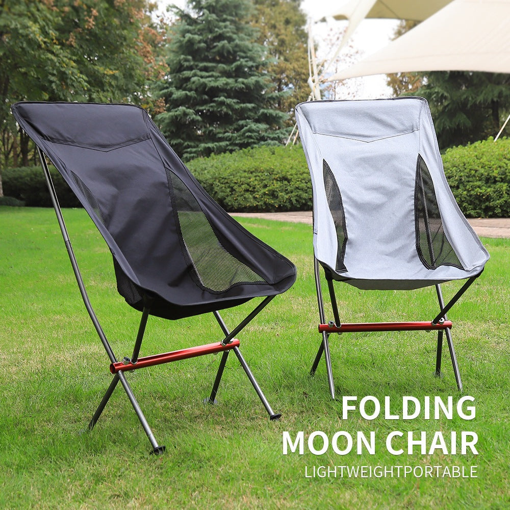 Silla plegable ultraligera con estructura de malla transpirable