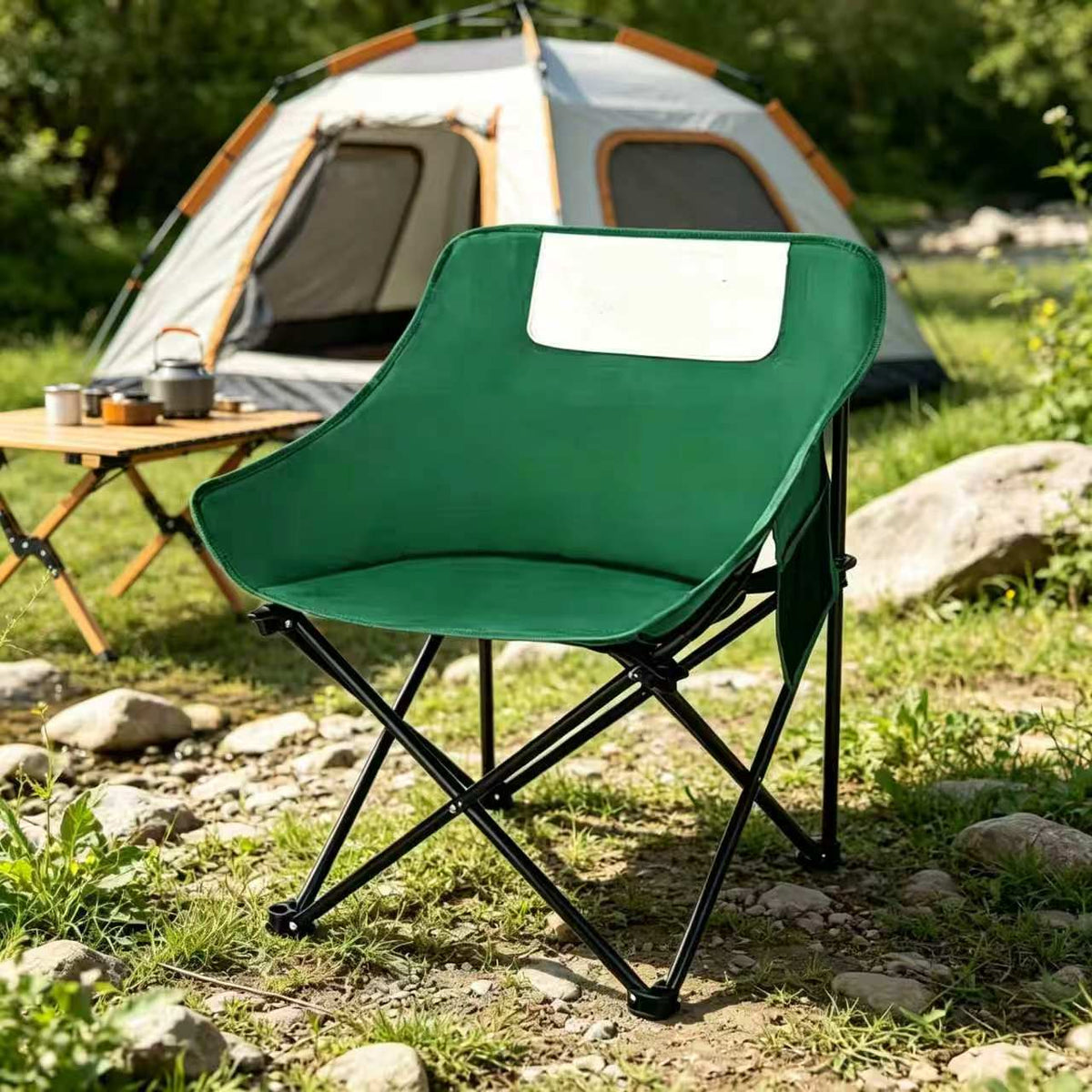 Damen Klappstuhl con diseño ergonómico