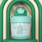 Botella de agua infantil con un alegre motivo de pato