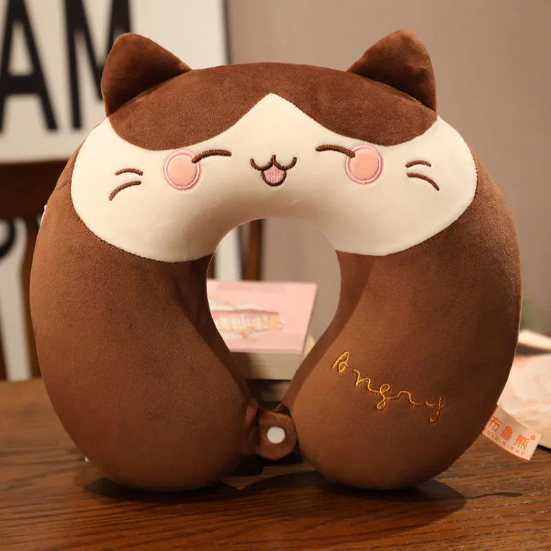 Almohada cervical cómoda para mujer con diseño divertido