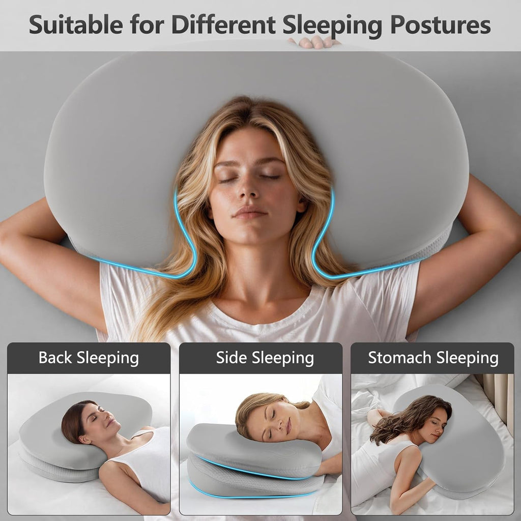 Almohada cervical ergonómica y ajustable