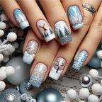 Diseño de uñas festivo para las fiestas