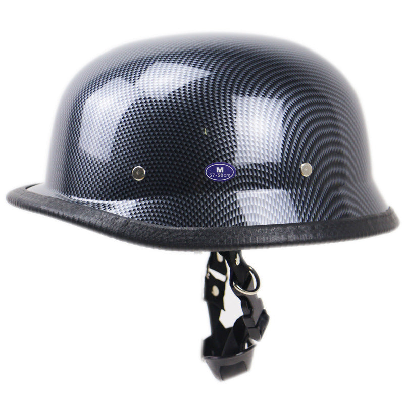 Casco de motocicleta ligero de fibra de carbono