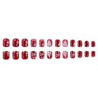 Diseño de uñas con temática festiva navideña 1787542979