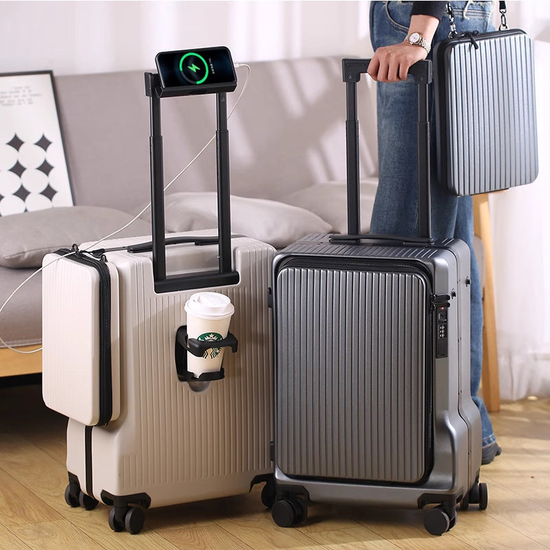 Maleta de viaje rígida expandible de alta durabilidad