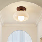 Sansotti | Bauhaus Plafondlamp French Cream – Crème LED Plafondlamp voor Slaapkamer & Woonkamer