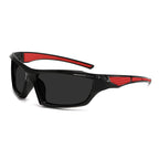 Gafas de sol deportivas unisex envolventes con lentes polarizadas de policarbonato irrompibles y almohadillas nasales antideslizantes