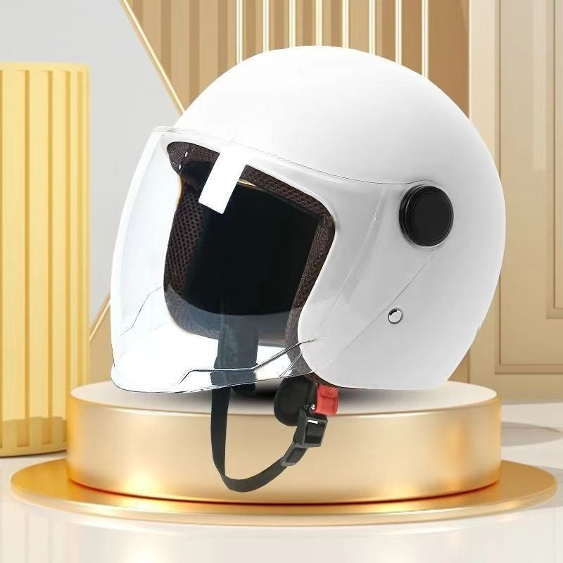 Elegante casco de motocicleta