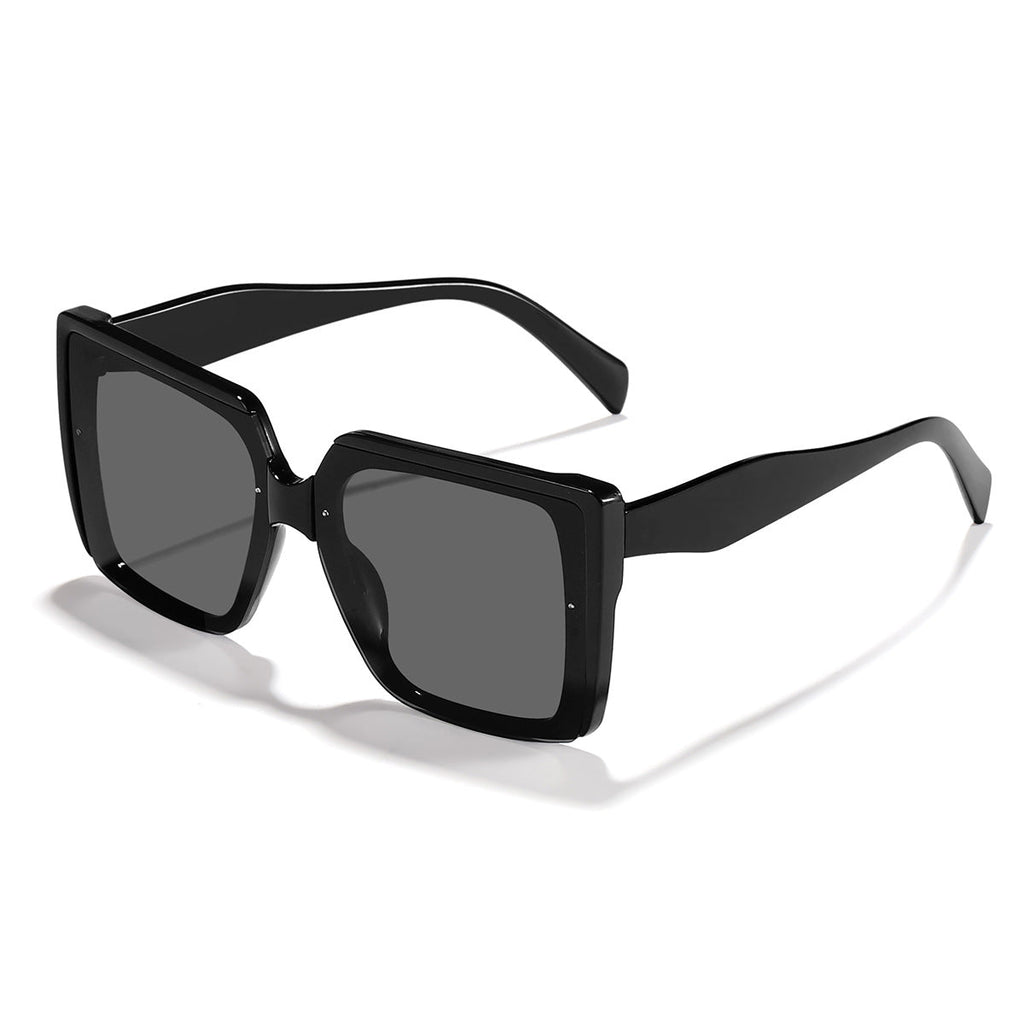 Sonnenbrille extragrande para mujeres con un moderno diseño cuadrado