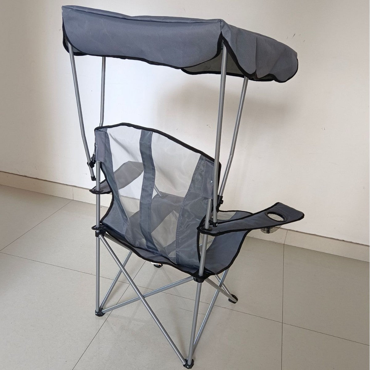 Silla plegable con toldo