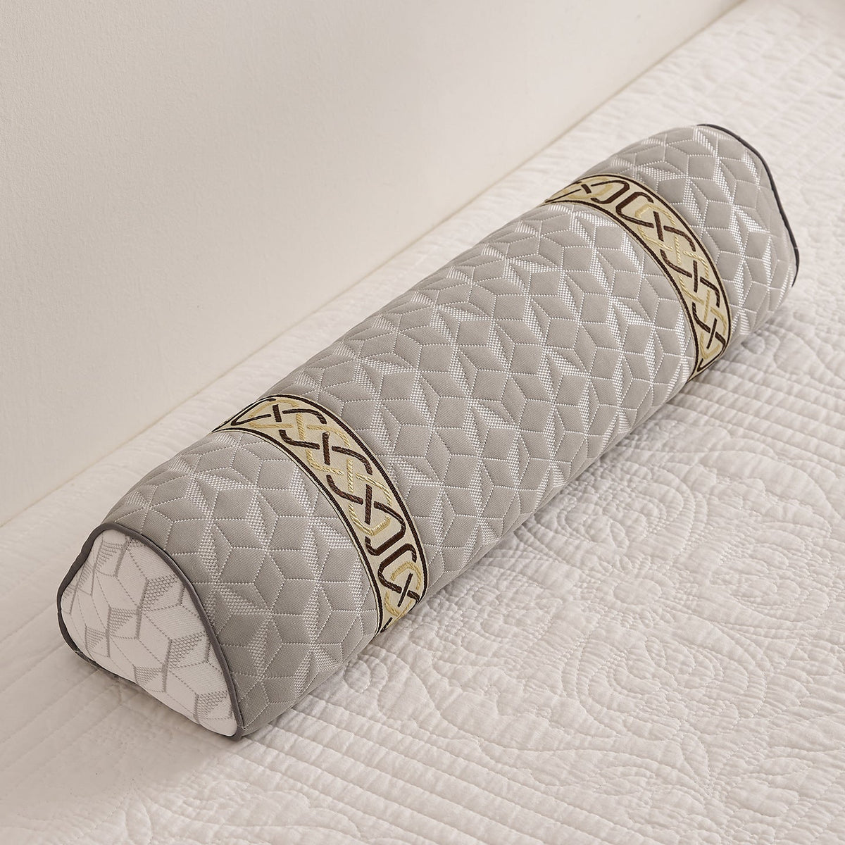 Rollo de soporte ergonómico para el cuello con estructura de soporte única