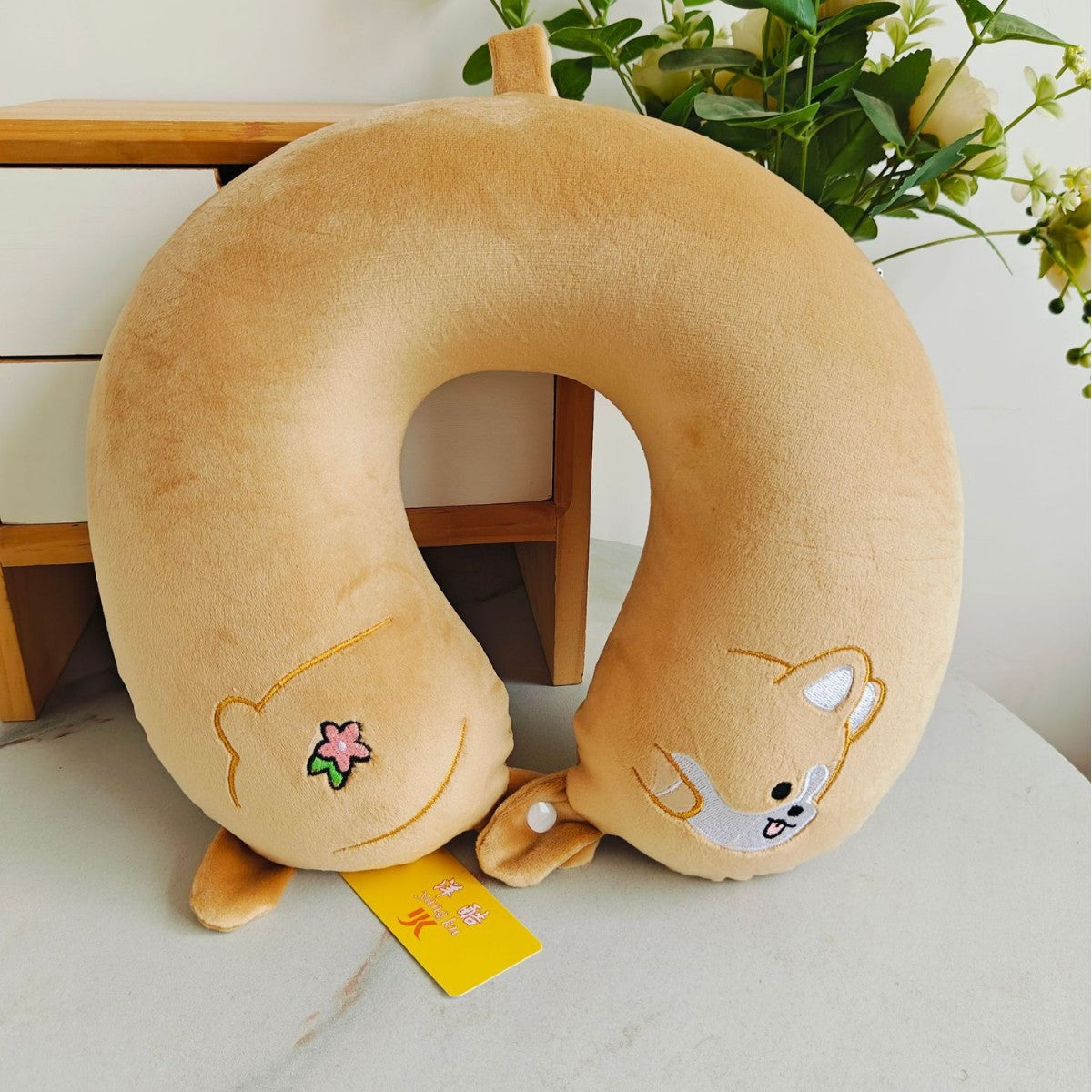 Almohada unisex de soporte para el cuello con un lindo diseño de animales