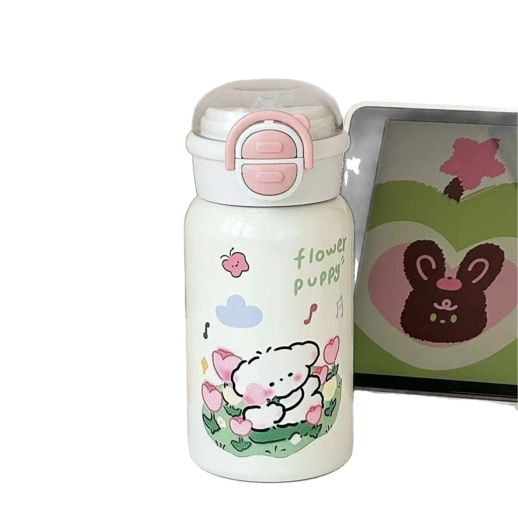 Botella de agua creativa para mujer con diseño de animales
