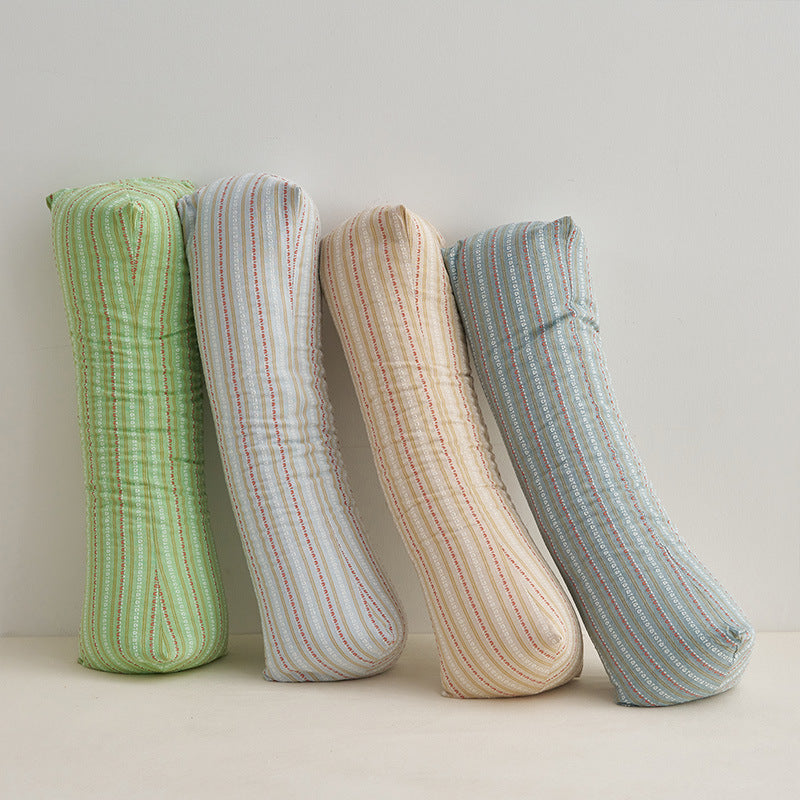 Soporte ergonómico para el cuello con elegante estampado de rayas
