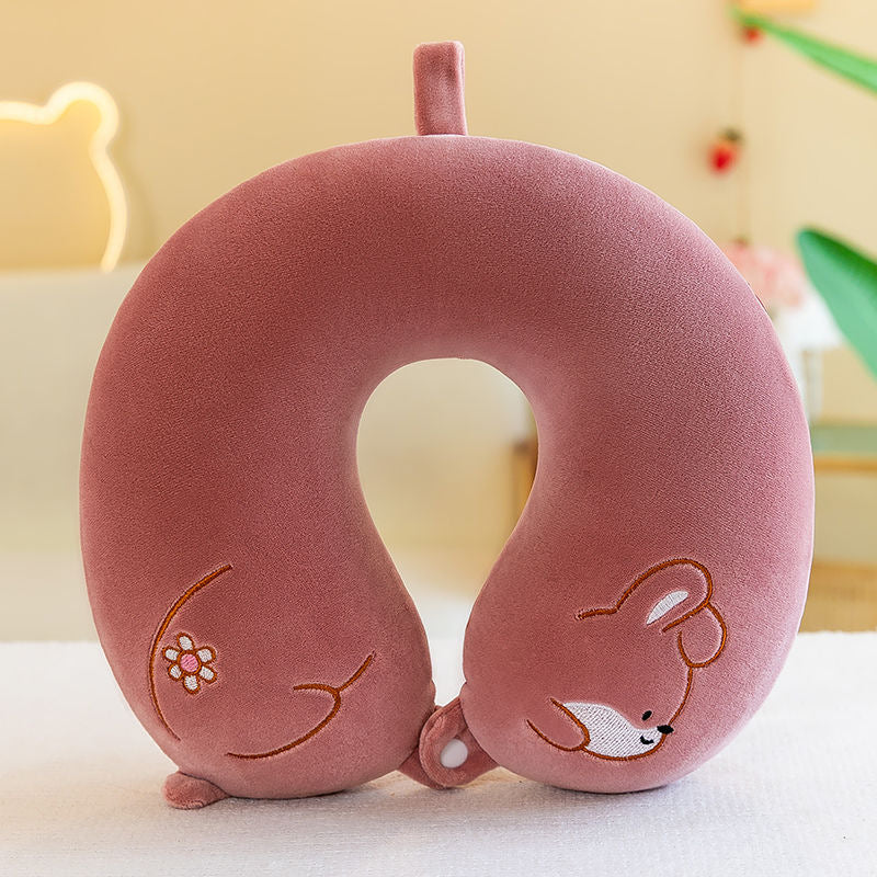 Almohada unisex de soporte para el cuello con un lindo diseño de animales