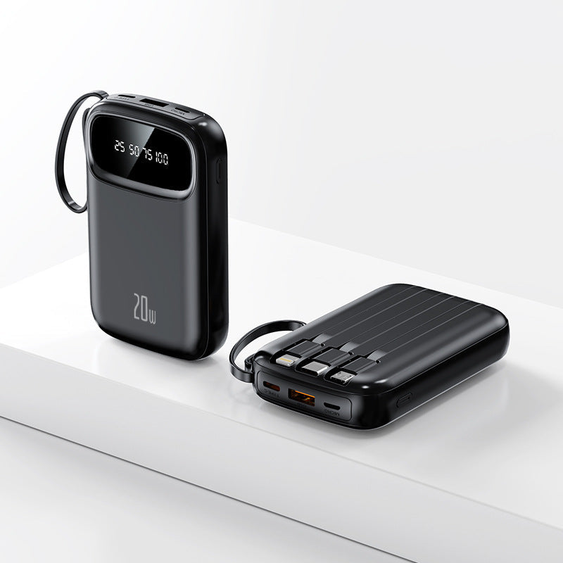 Batería externa de alto rendimiento con adaptador de carga integrado