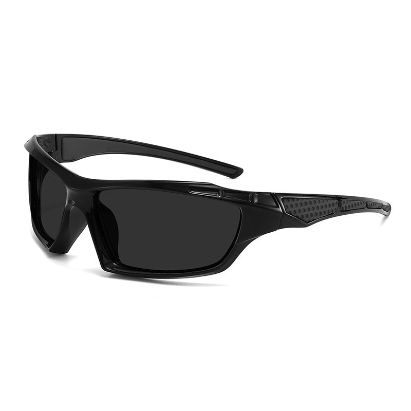 Gafas de sol deportivas unisex envolventes con lentes polarizadas de policarbonato irrompibles y almohadillas nasales antideslizantes
