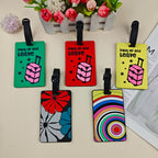 Identificador de equipaje de viaje brillante unisex