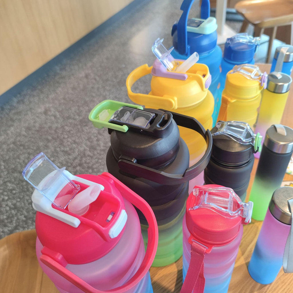 Botella de agua plegable unisex