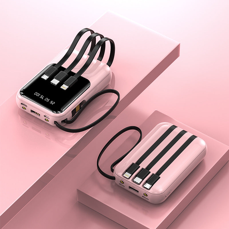 Powerbank con conexiones multifuncionales