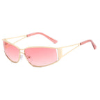Sonnenbrille deportivo para mujer en estilo futurista