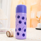 Botella de agua isotérmica para mujer con diseño frutal