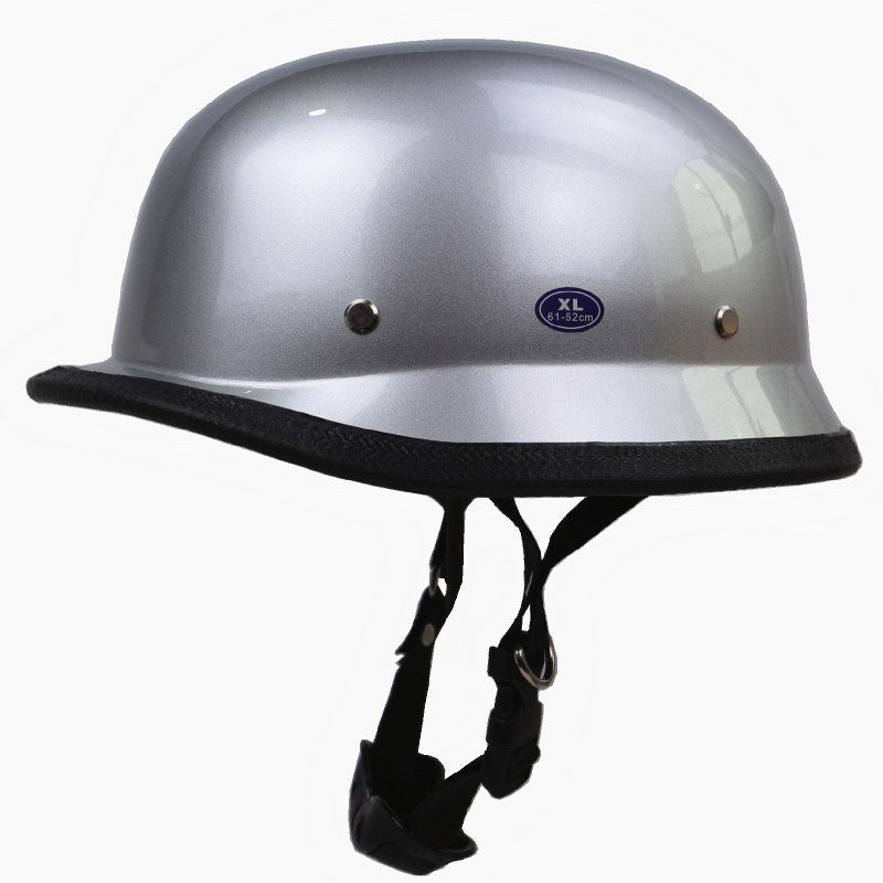 Casco de motocicleta abierto de estilo vintage