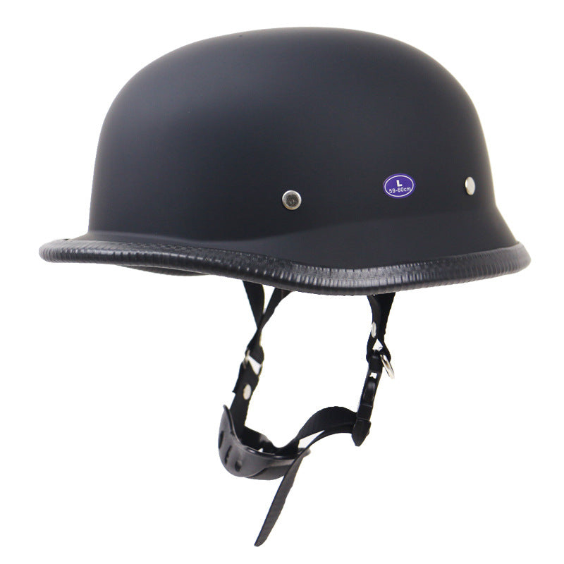 Casco de motocicleta abierto de estilo vintage