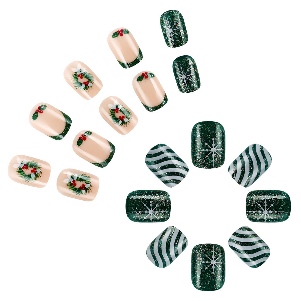 Diseño de uñas festivas para las fiestas 1787542833