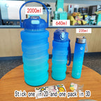 Botella de agua plegable unisex