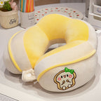 Almohada cervical ergonómica con estampado de panda