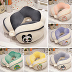 Almohada cervical ergonómica con estampado de panda