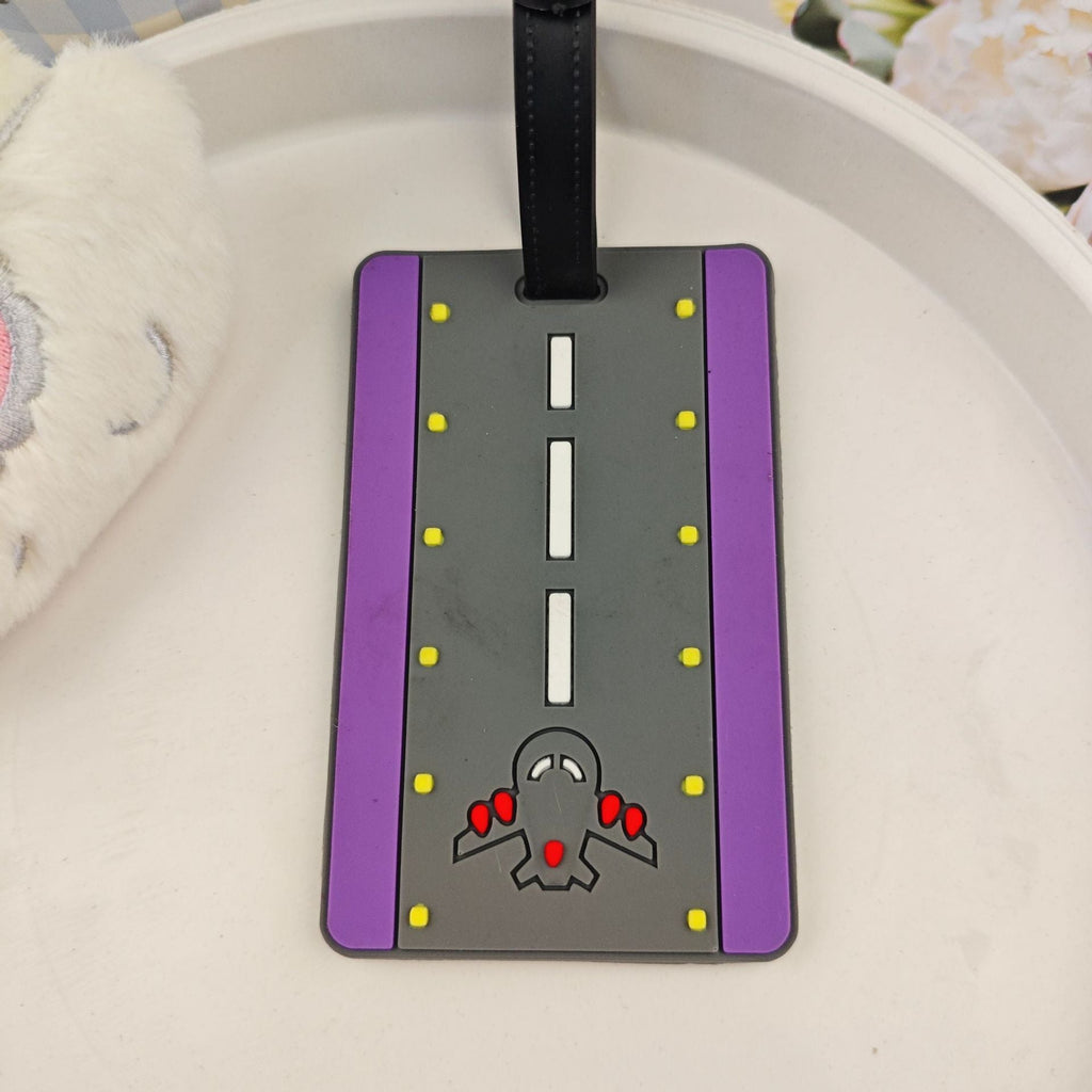 Etiqueta de viaje unisex con temática divertida