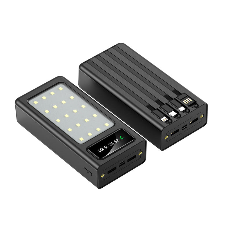 Batería externa multifuncional con pantalla LED