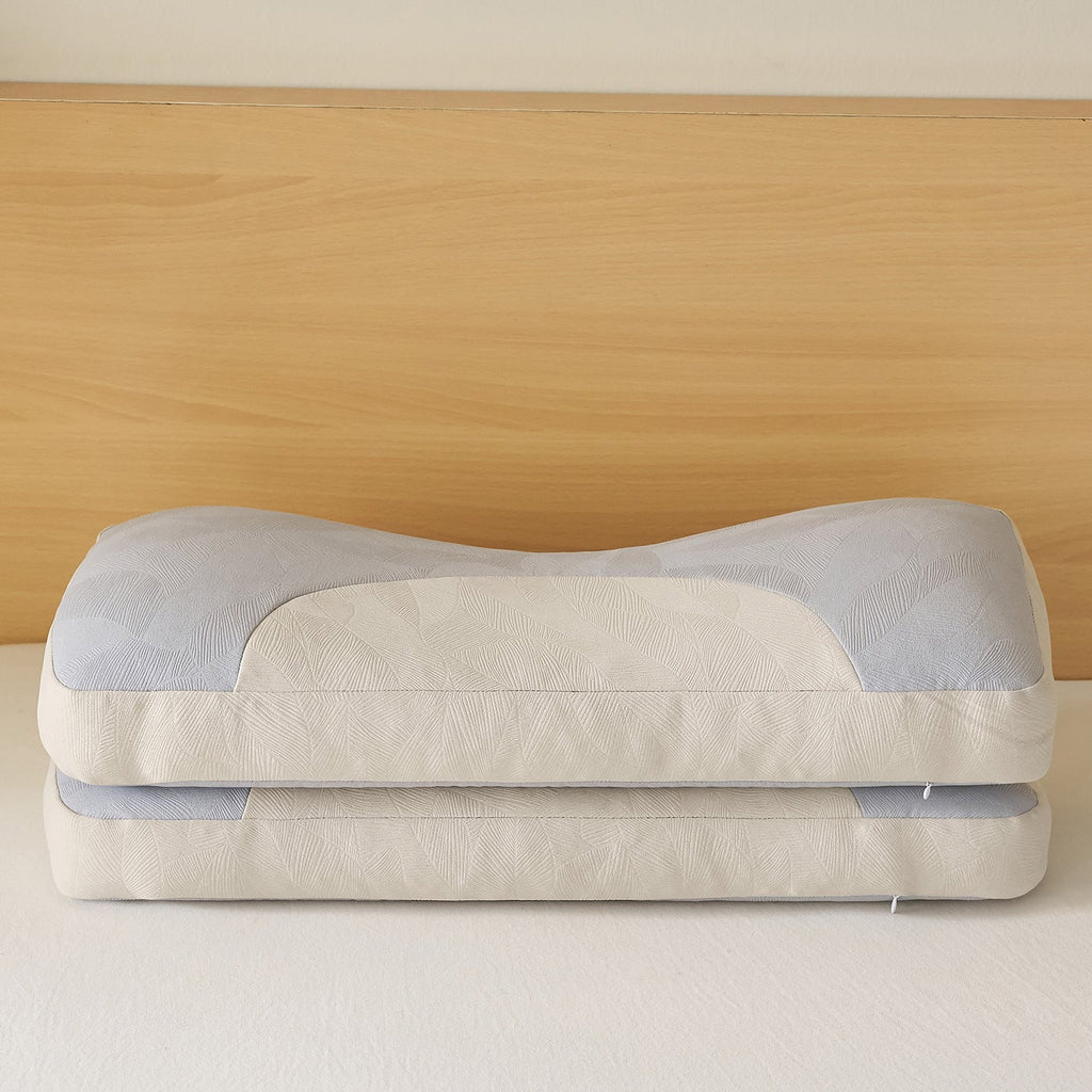 Almohada ergonómica de soporte para el cuello con innovador alivio de presión