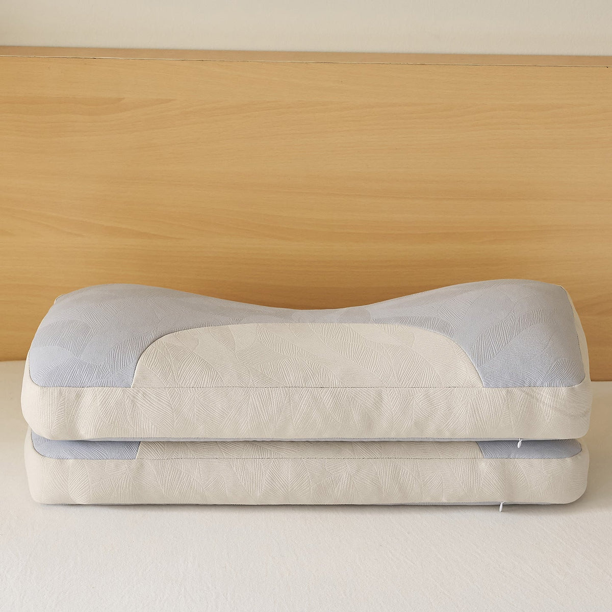 Almohada ergonómica de soporte para el cuello con innovador alivio de presión