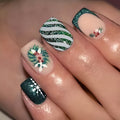 Diseño de uñas festivas para las fiestas 1787542833