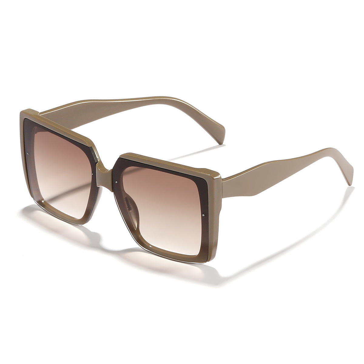 Sonnenbrille extragrande para mujeres con un moderno diseño cuadrado