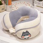 Almohada cervical ergonómica con estampado de panda