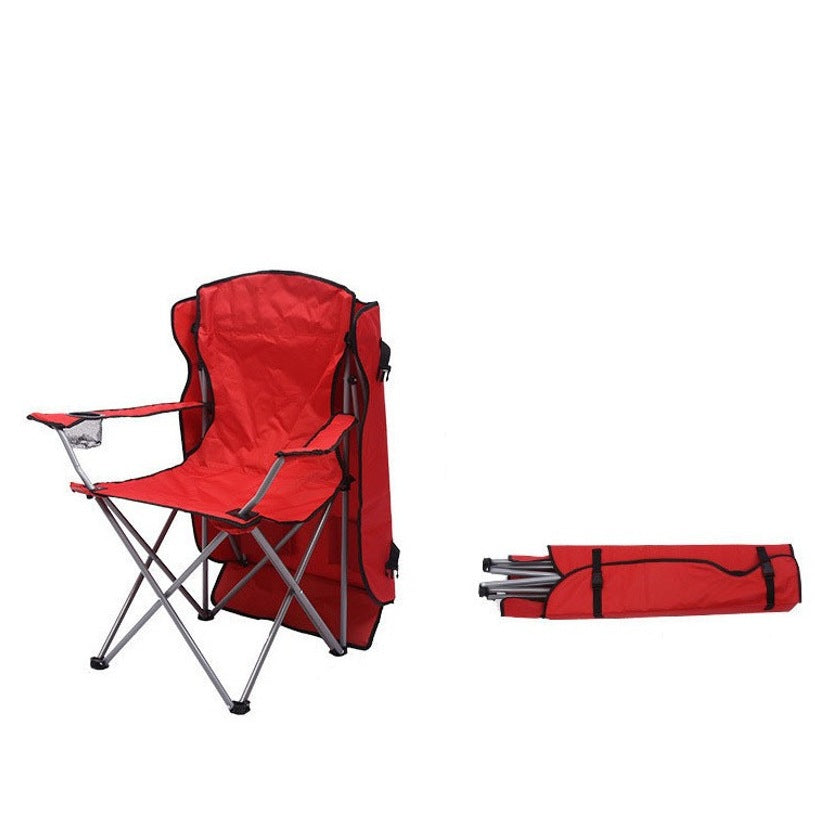 Silla plegable con protección solar
