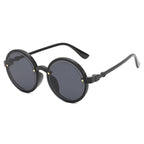 Sonnenbrille Runde Damen con transparente Rahmen