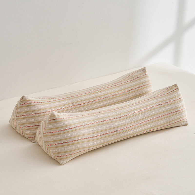 Soporte ergonómico para el cuello con elegante estampado de rayas