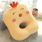 Almohada ergonómica de soporte para el cuello con orejas de animales
