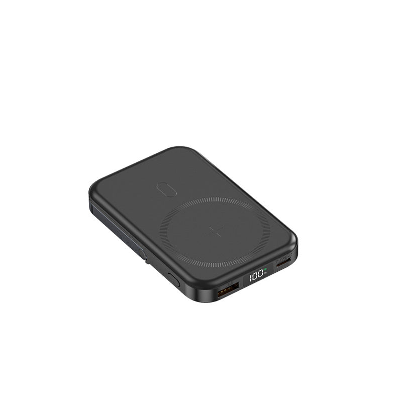 Powerbank portátil Qi con pantalla digital