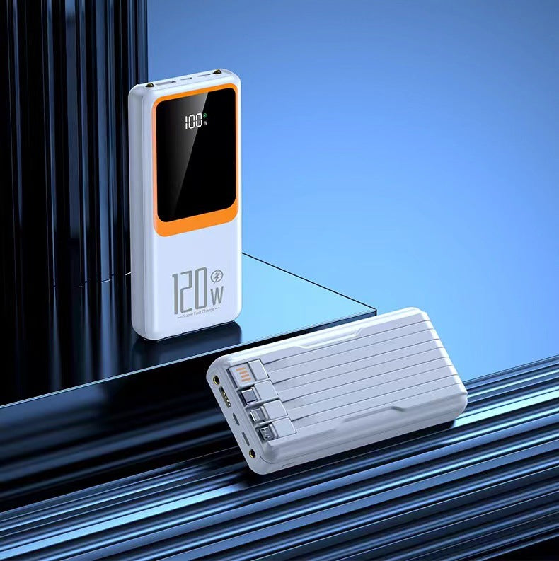 Batería externa de alto rendimiento con pantalla y función de carga rápida