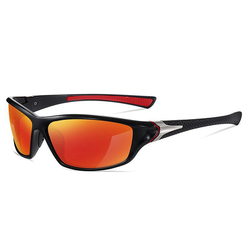 Gafas de sol deportivas unisex envolventes con lentes polarizadas de policarbonato irrompibles y almohadillas nasales antideslizantes