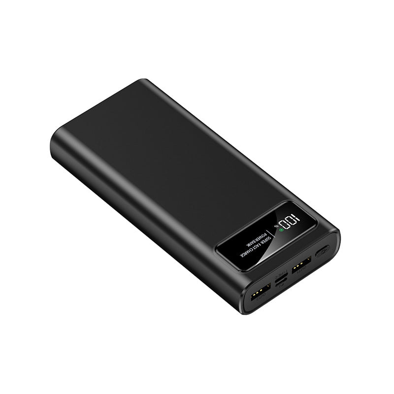 Batería externa de alto rendimiento con pantalla digital de saldo restante y función de carga rápida
