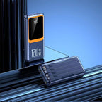 Batería externa de alto rendimiento con pantalla y función de carga rápida